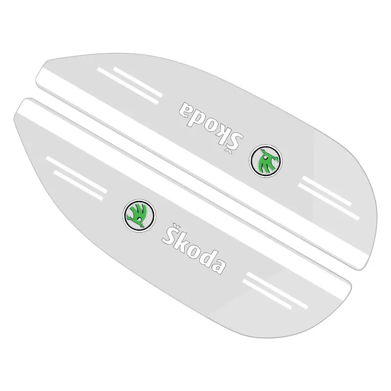 

2 Шт. Прозрачных Защитных Наклеек От Дождя Для Зеркал Заднего Вида Skoda Octavia 2 3 A7 Fabia Rapid Superb Scala Kamiq Karoq