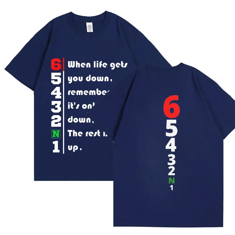 Футболка 1N23456 мужская с ручной передачей модная тенниска двухсторонним принтом