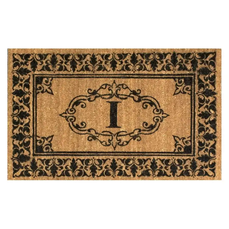 

Monogrammed Indoor/Outdoor Welcome Door Mat Accent Rug, 2' 6" x 4', Letter Y