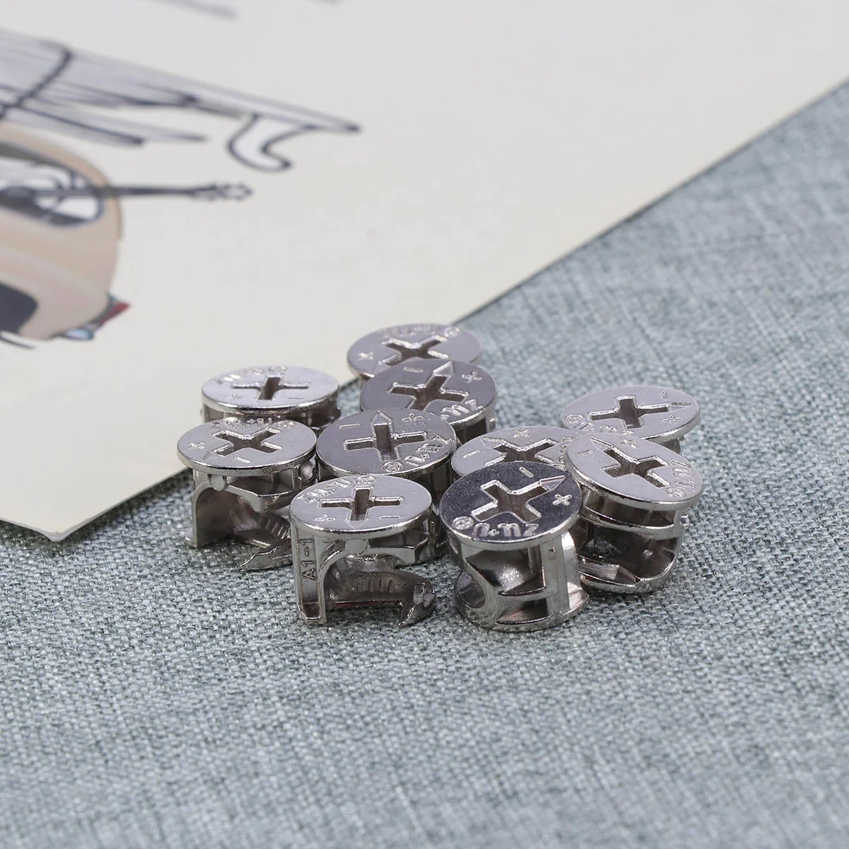 10 комплектов предварительно вставленных гаек крепежная фурнитура Camtrix мебельные