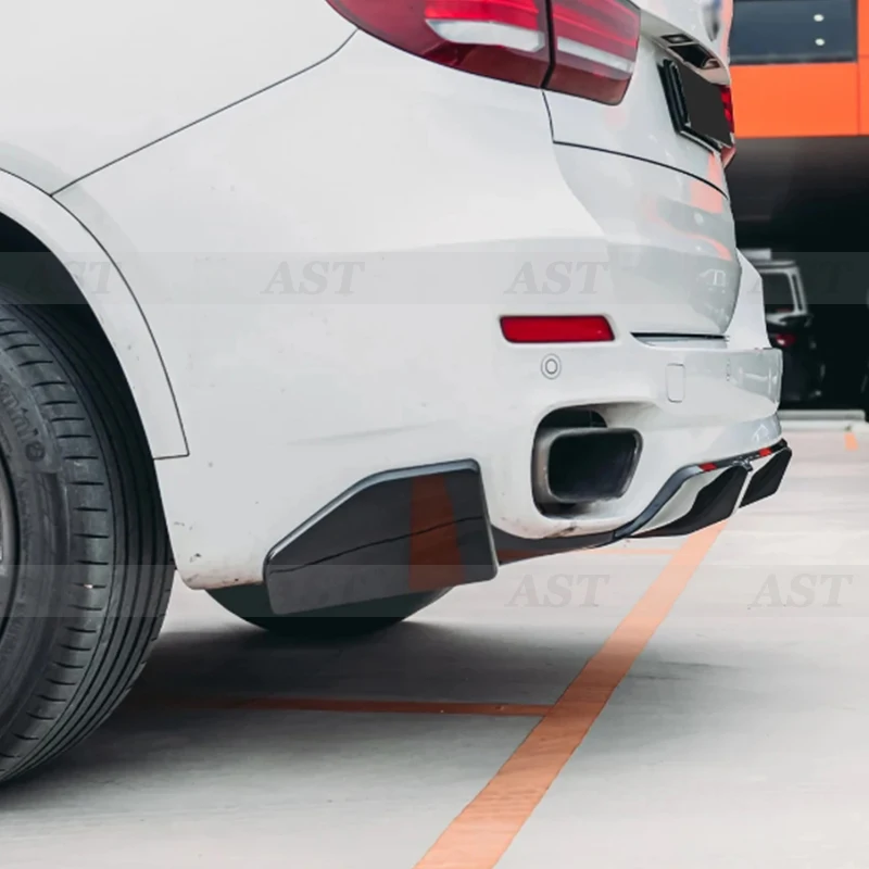 Диффузор для заднего бампера BMW X5 F15 M спортивный сплиттер из углеродного волокна