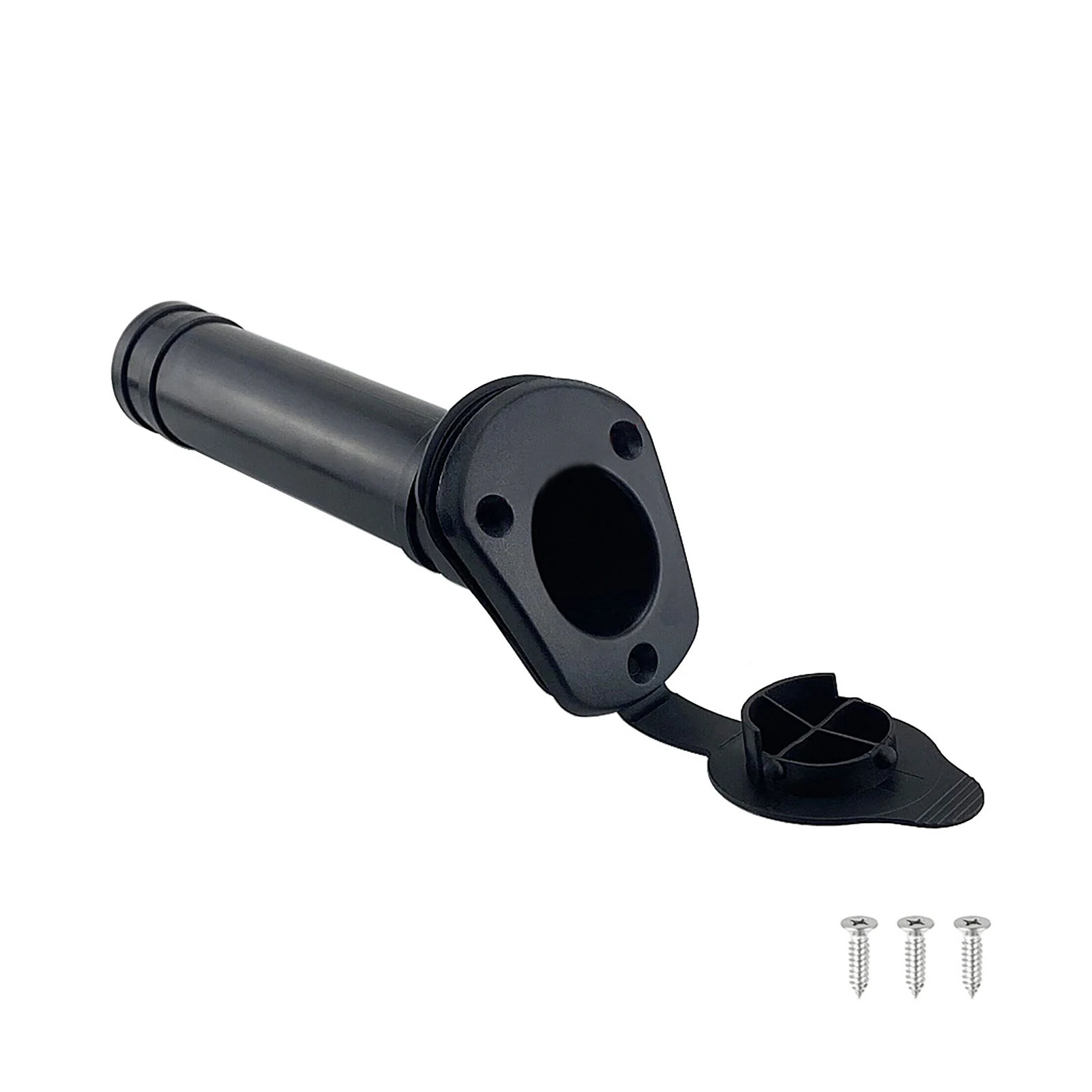 

Plastic 42mm Fishing Rod Holder For Canoe Durable Kayak Boat Canoe Side Tackle Flush Mount Ship Fish Rod Tube Fishing Accessorie