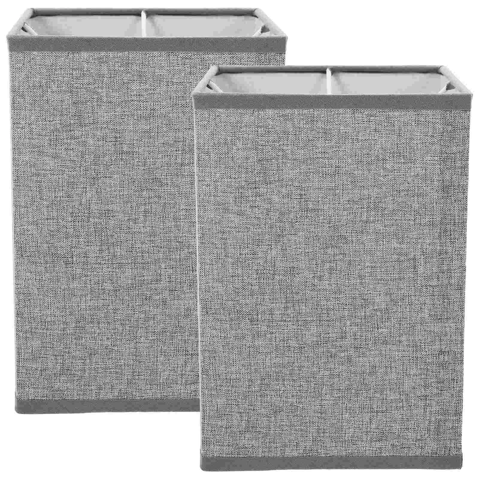 

2Pcs Bedside Light Lampshade Modern Style Linen Light Shade Wall Light Chandelier Lamp Shade