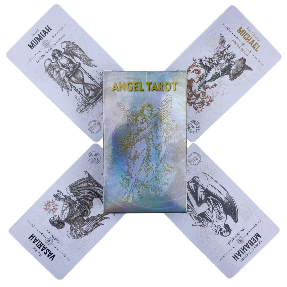 Фото Карты Таро Ангела A 78 Колода Oracle English Visions Divination Edition Borad Играющие игры №1