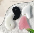 Скребок Для Массажа Гуаша, пластина из пчелиного воска для ухода за лицом, скребок для шеи и спины, спа, 1 шт.