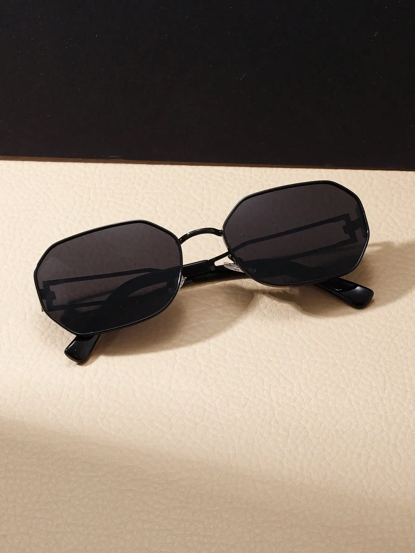 1 шт. Винтажные Солнцезащитные очки в металлической оправе