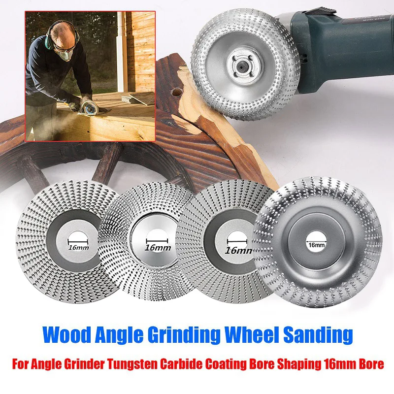 

16/22MM Woodworking Grinding Wheel Rotary Disc Sanding Wood Carving Tool High Quality Abrasive Disc Tools For Angle Grinder Bore
