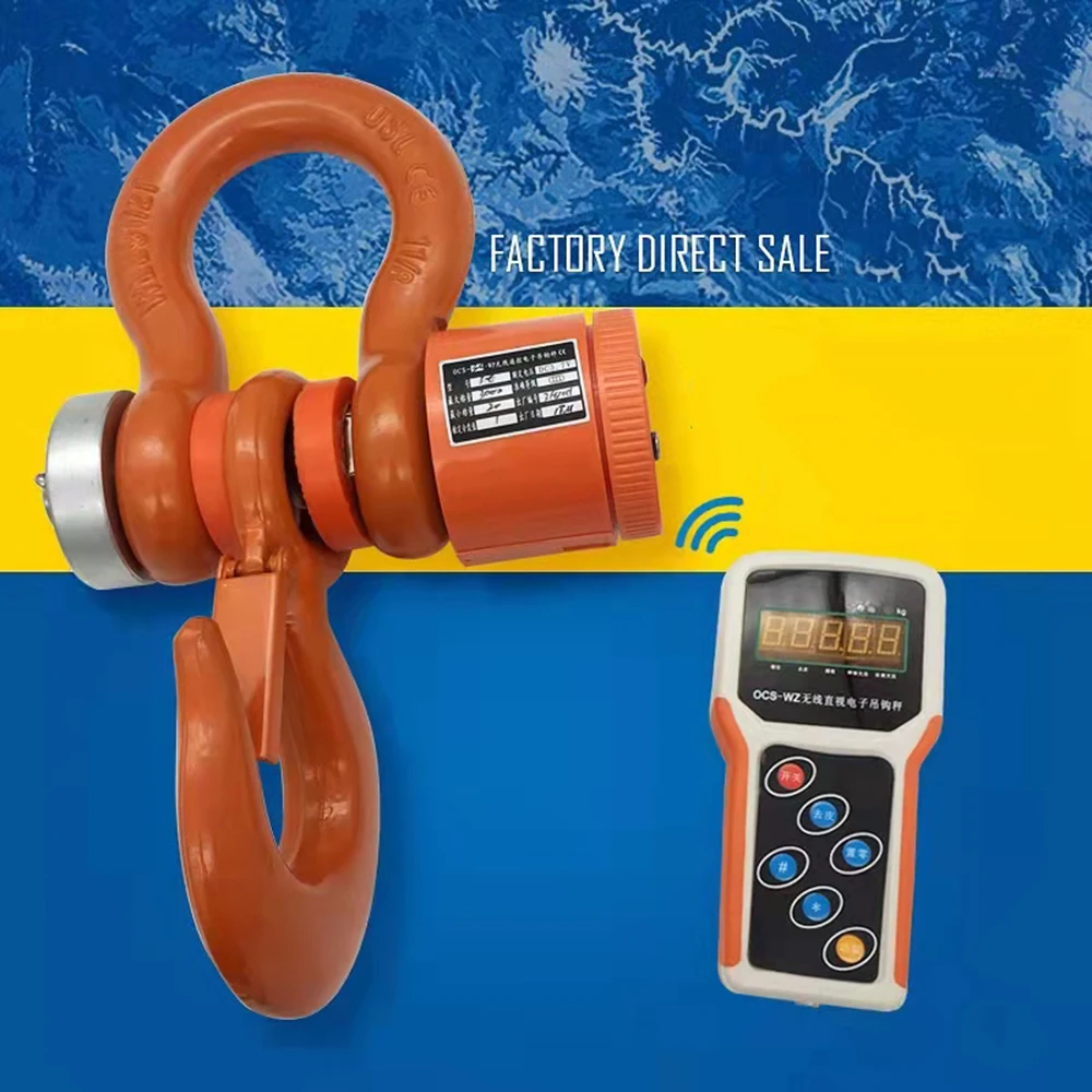 

5T Беспроводные цифровые электронные подвесные весы с ручным измерителем высокого качества