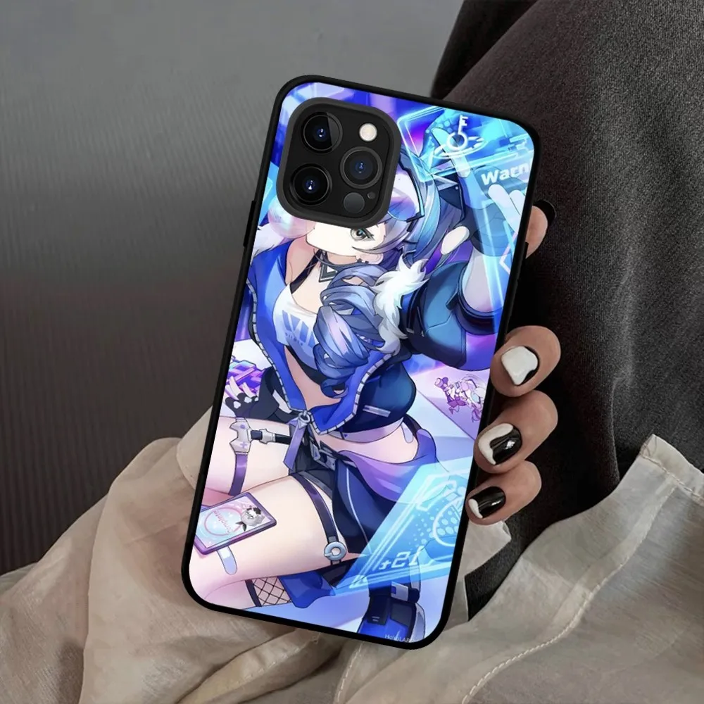 Чехол Honkai для iPhone 15 8 7 6 6S Plus X SE 2020 XR XS 14 11 12 13 Mini Pro Max