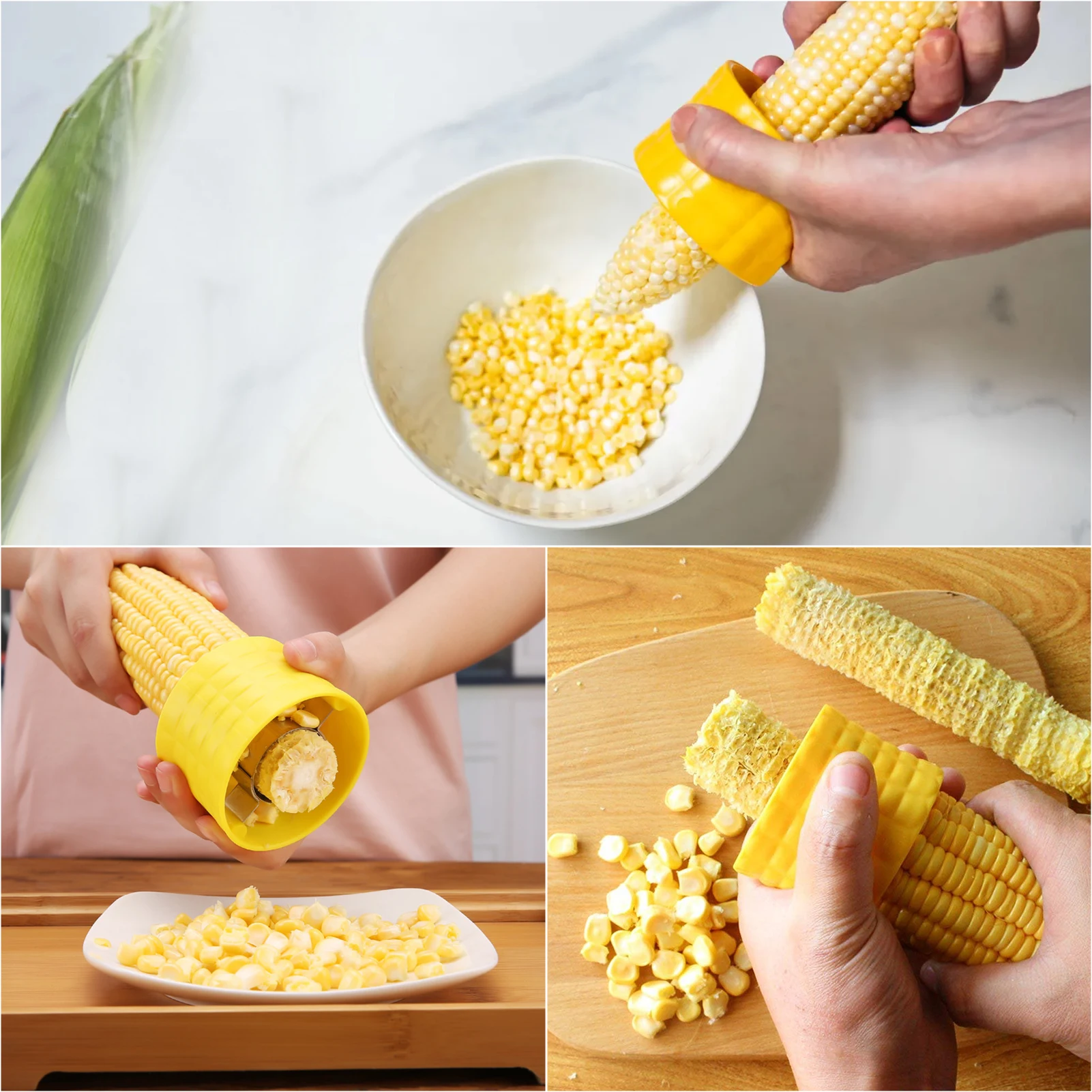 

Corn Stripper Peeler Cob Cutter Thresher Corn Stripper Fruit Vegetable Tools Cooking Tools Kitchen Accessories Cob Remover