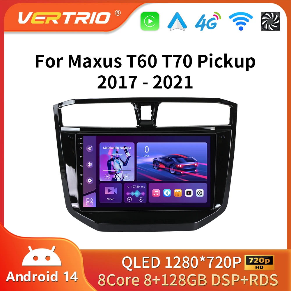 Фото 10-дюймовая система Android 15 для Maxus LDV T70 T60 MG Extender 2019-2022 Автомобильный радиоприемник Беспроводной Carplay Auto Media GPS Голосовое управление DSP №1