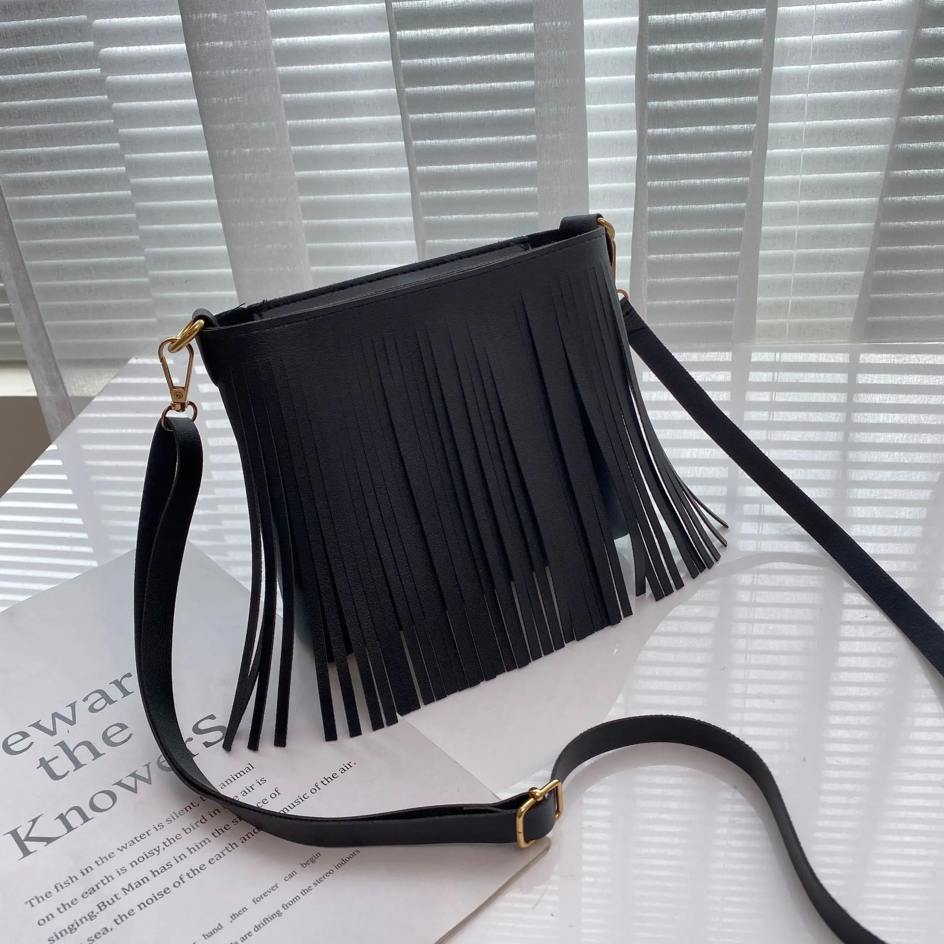 New Luxury Women Totes Ins Thick Tassel Shoulder Bag Bike Wallet Mini Bag Coin Purse Fashion Women Pack Leather Crossbody Bags AliExpress