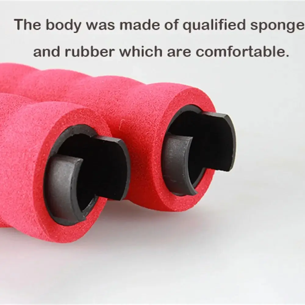 Сверхлегкие велосипедные ручки 105 г черные резиновые для велосипеда концевая