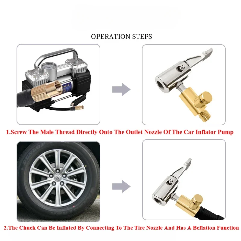 Портативный надувной насос для автомобильных шин воздушный патрон компрессор