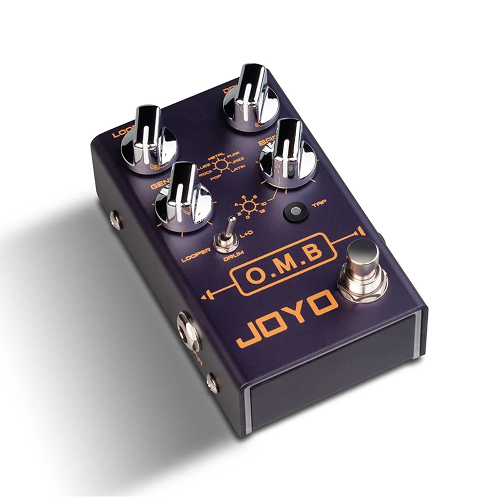 Joyo r-06-OMB-loop/Drummachine педаль лупер/драм-машина. Гитарный мини эффектов. Elf Pedal Guitar. Plasma Pedal.