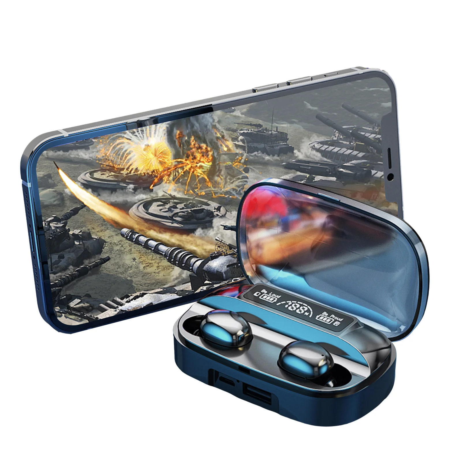 

Синие-зуб 5,1 наушники с микрофонами спортивные наушники светодиодный дисплей беспроводные наушники HiFi стерео наушники гарнитуры