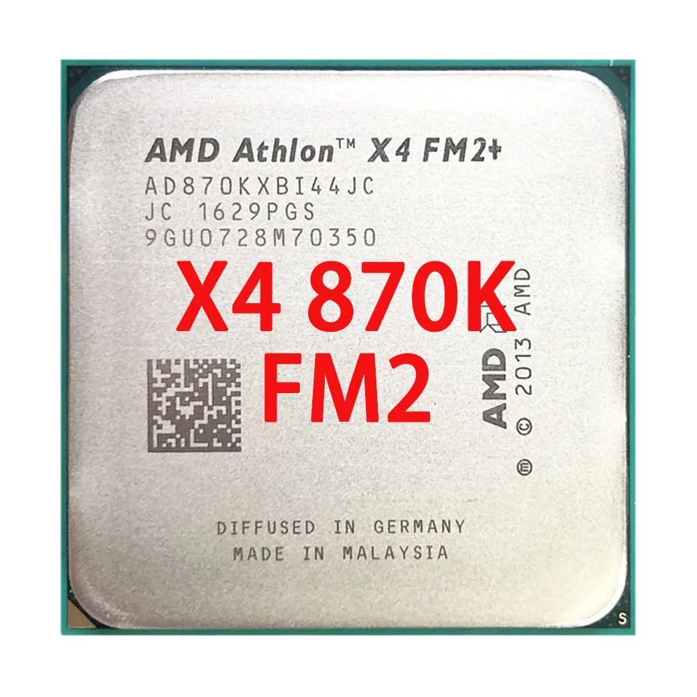 

AMD Athlon X4 870K X4 870 K X4 870 3.9 GHz Quad-Core CPU Processor AD870KXBI44JC Socket FM2+