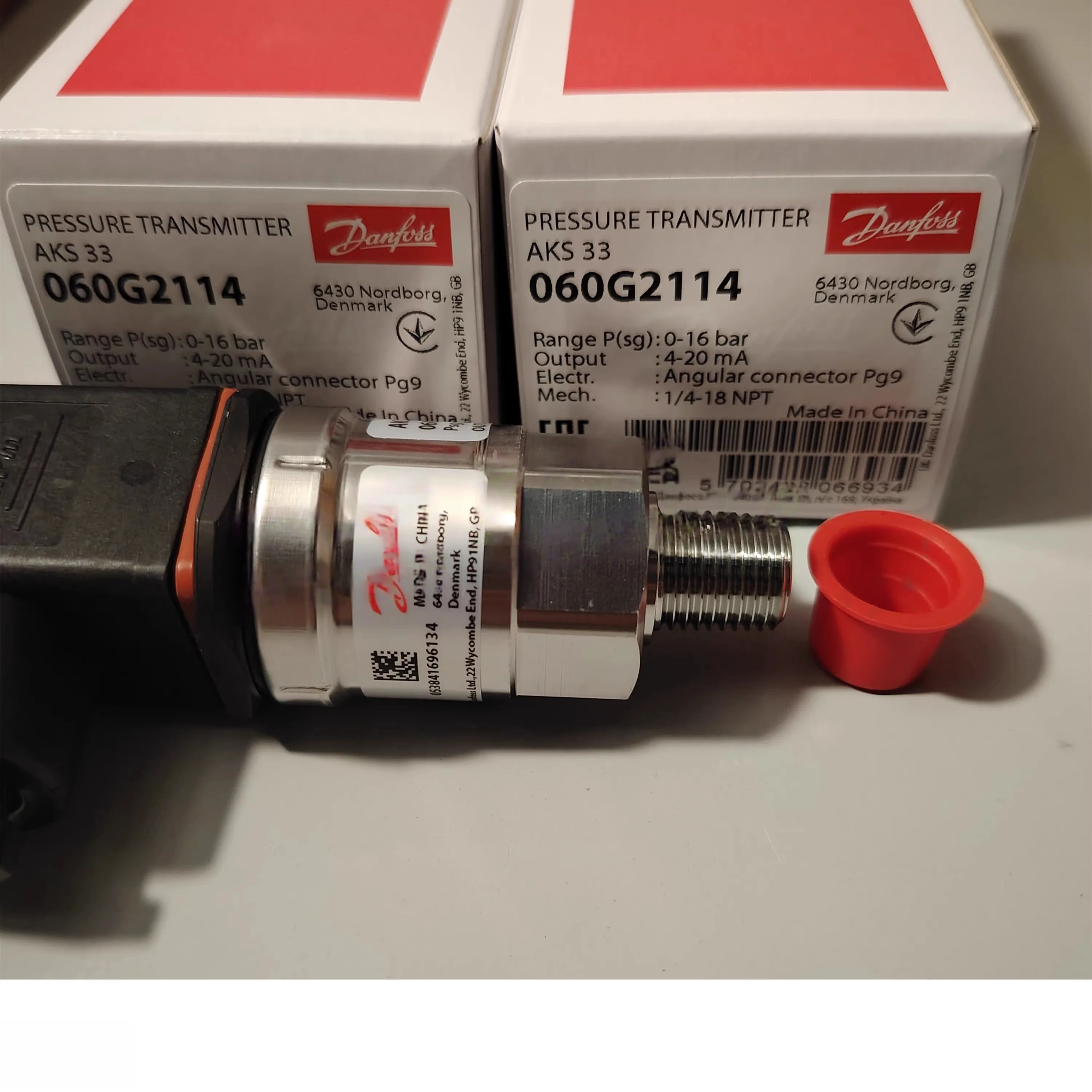 Фото Новый датчик давления Danfoss AKS33 (060G2108)(060G2109)(060G2110(060G2111)(060G2112)(060G2113)(060G2114(060G2115)) №5