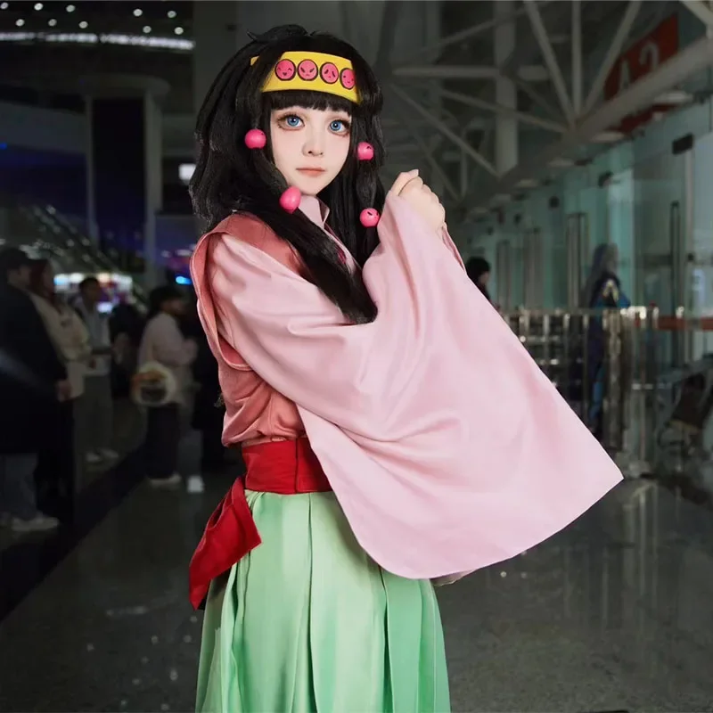 Аниме Alluka Zoldyck Косплей Костюм HUNTER×HUNTER Aruka Zorudikku Парики или Розничные головные