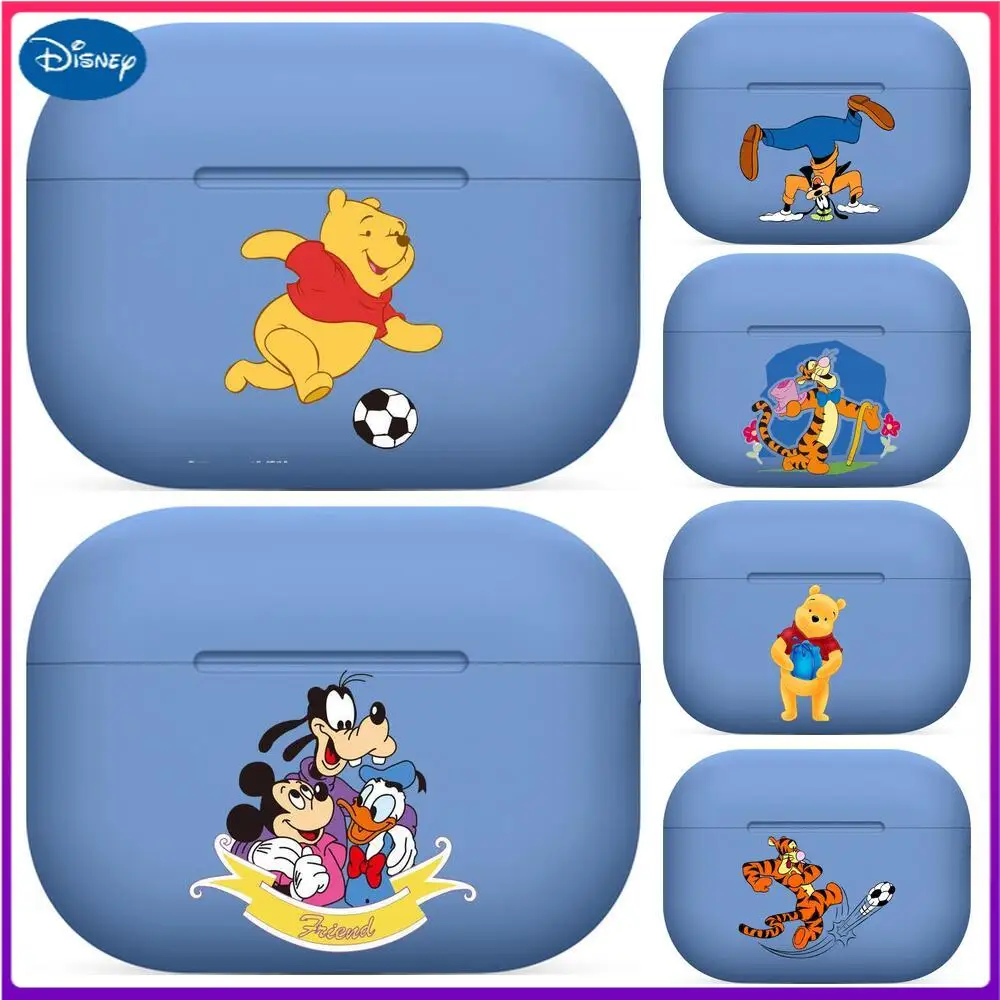 

Pooh Bear Mickey blue For Airpods pro case Protective Bluetooth Wireless Earphone Cover For Air Pods airpod case air pod Cases