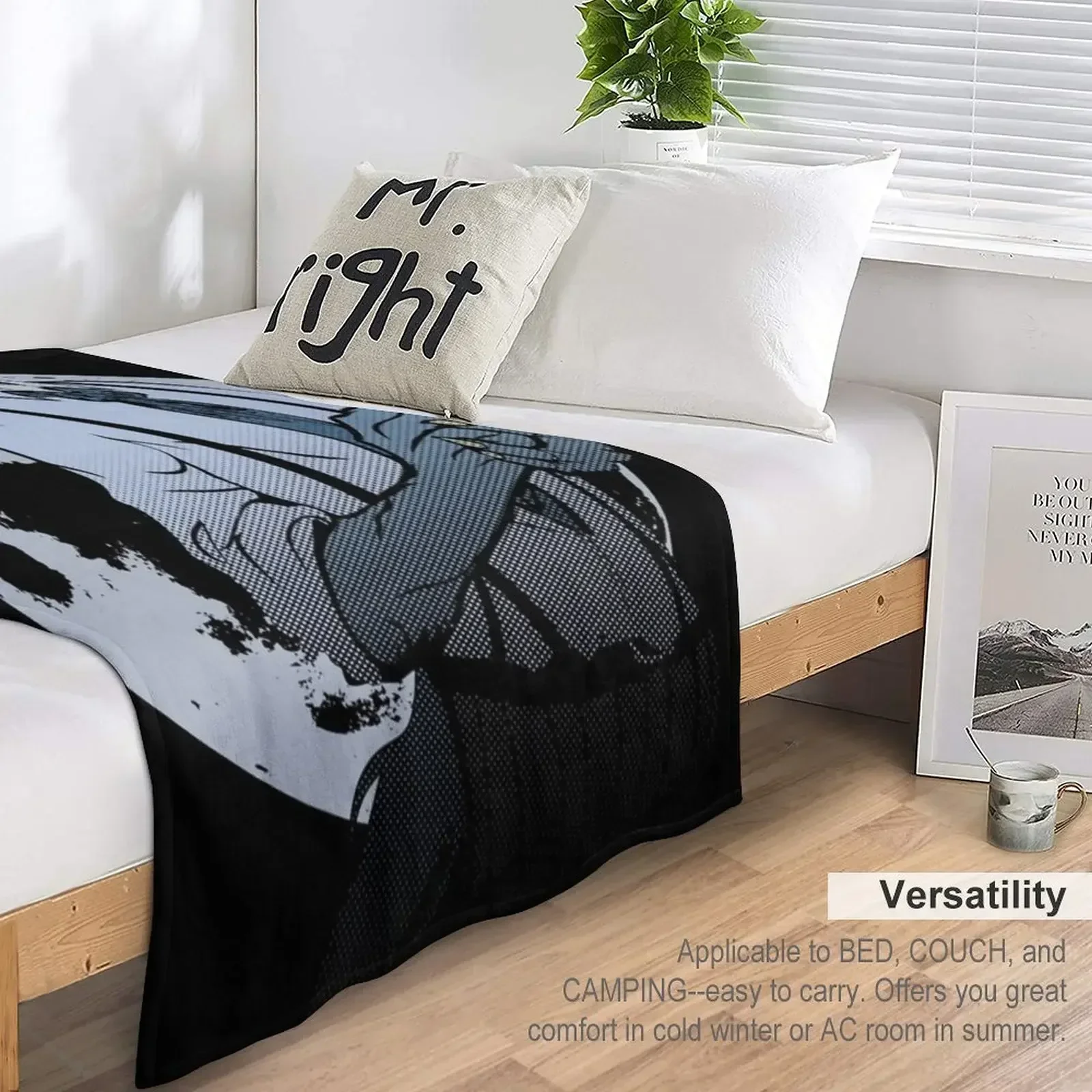 Новое одеяло Beastars роскошное клетчатое для кровати дивана одеяла