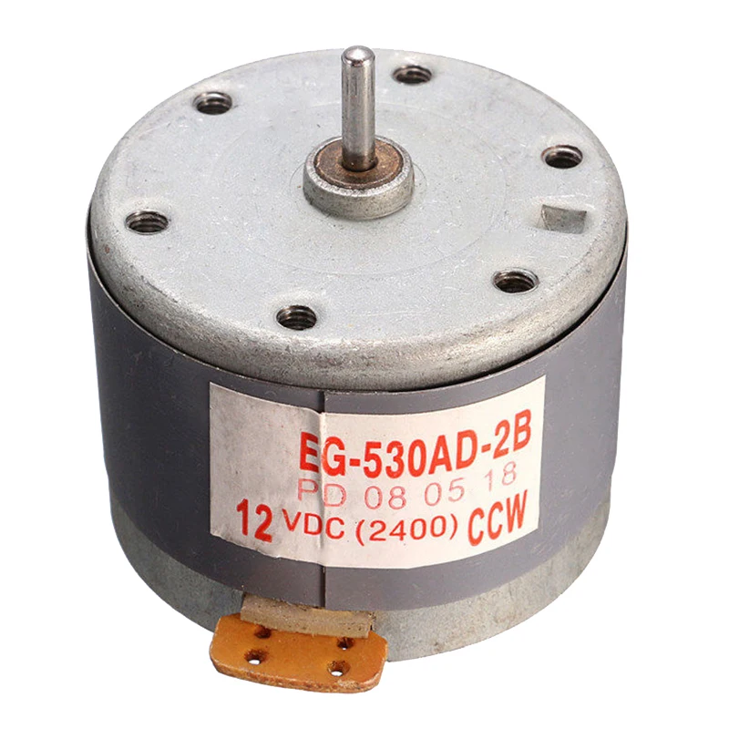 

EG-530AD-2B DC 12V CCW Capstan Motor Tape Deck Recorder Audio Spindle Motor High Quality Audio Amplifier Motor Accessories