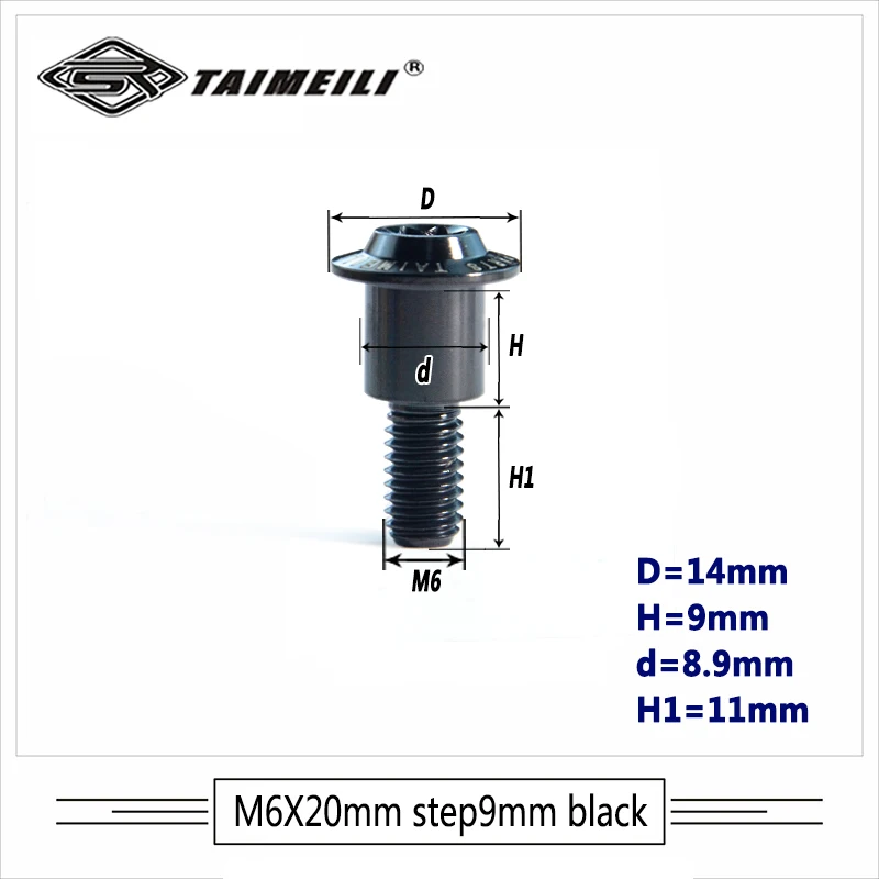 

TAIMEILI ступенчатый винт из титанового сплава M6x16/20 мм