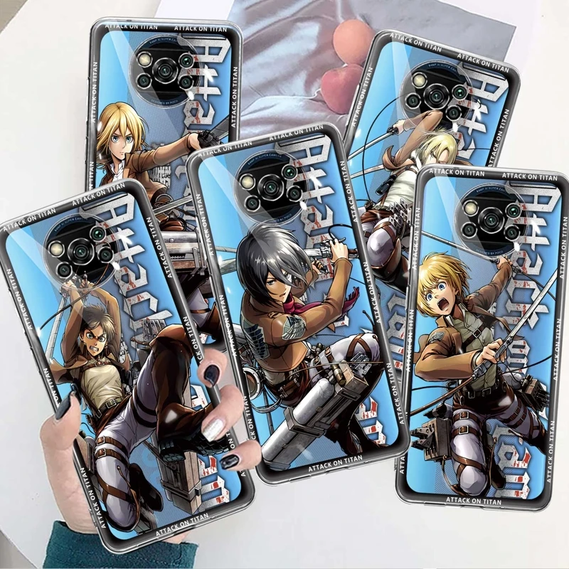 

Чехол для Xiaomi Mi M5 11T 5G 12T Pro M5s POCO X3 NFC 11 Lite 13 9T 10T Note 10 12X POCO M3 F3 Attack On Titan