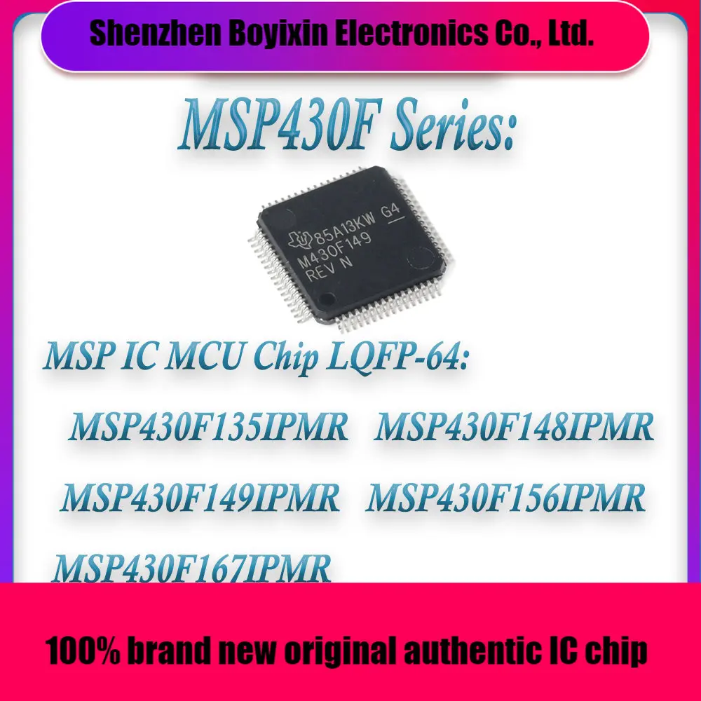 

MSP430F135IPMR MSP430F148IPMR MSP430F149IPMR MSP430F156IPMR MSP430F167 MSP430F135 MSP430F148 MSP430F149 MSP430F156 IC MCU Chip