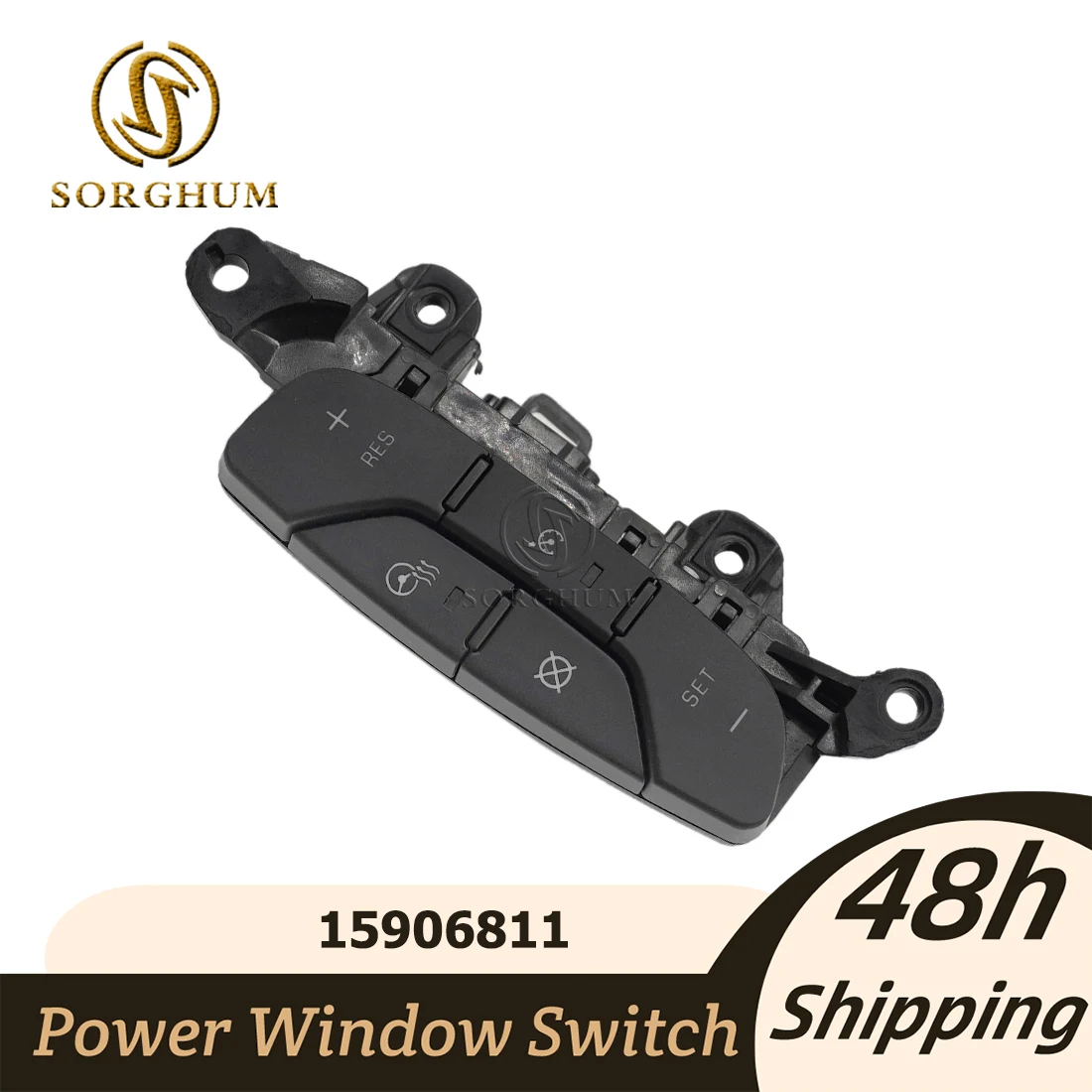 

Sorghum Steering Wheel Control Switch Heating Button Replacement Left Side 15906811 For 2007 2008 2009 2010 2011 Buick Lucerne