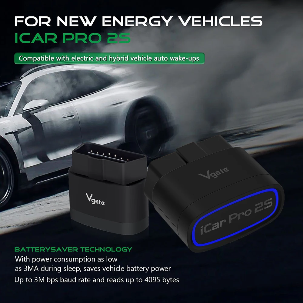 2025 Vgate iCar Pro 2S Bluetooth 5.3 OBD2 сканер Auto SCAN ELM327 диагностический инструмент OBDII