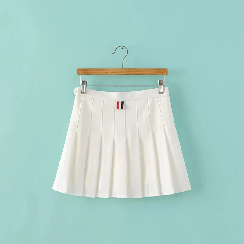 

Y2k New Summer Golf Skirts Preppy Style Stripe Women Skirt High Waist Pleated Skirt Female Mini Tennis Skirt Mujer