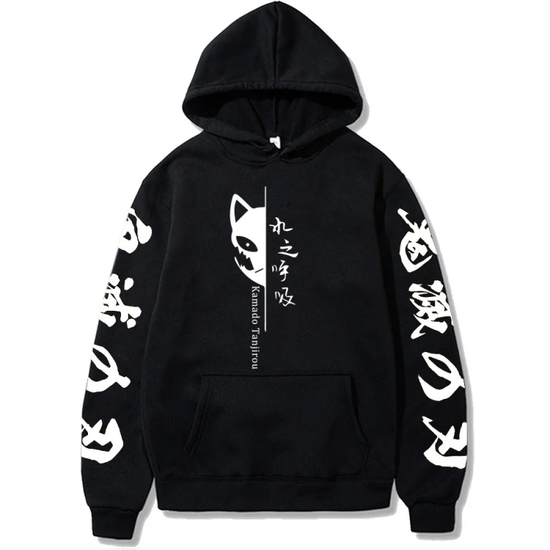 

Demon Slayer Anime Hoodie Men Women Sabito Graphic Print Sweatshirt Harajuku Sportswear Pullovers Japanese Hip Hop Hoody