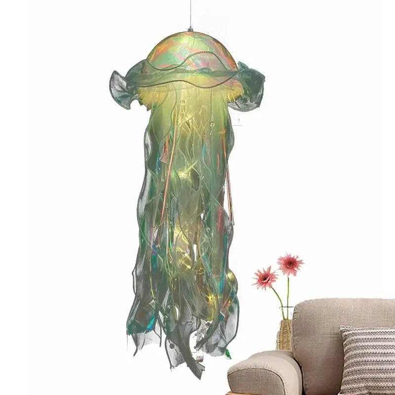 

Jellyfish Lantern Lamp Sea Creature Shape Lamp Ambient Lights Under The Sea Ocean Theme Birthday Party Decorative Lighting