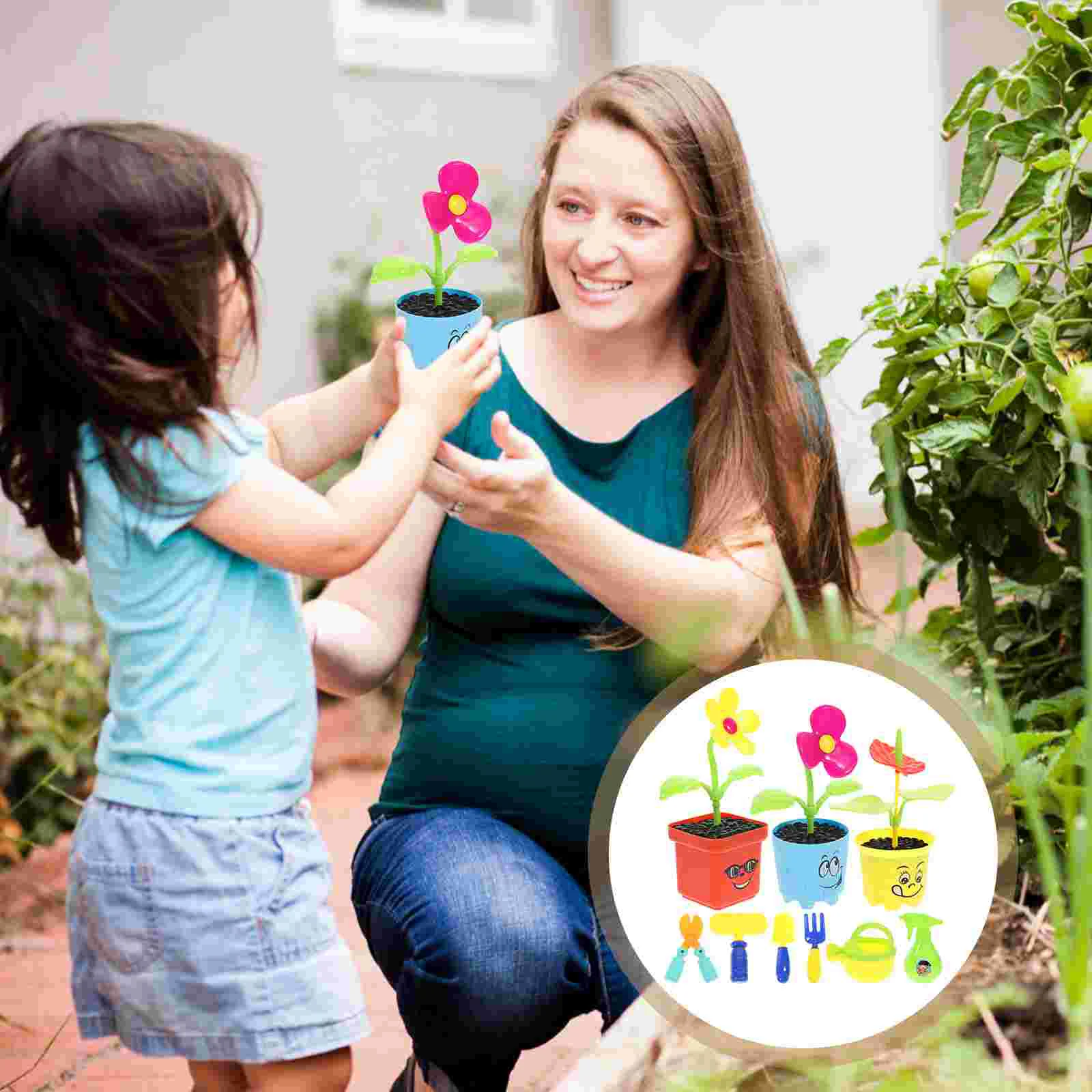 Цветочные игрушки Детские Tylonal Дети инструменты для посадки Цветочная
