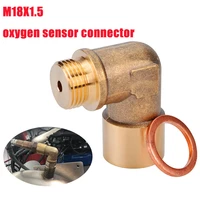 m18 x 1 5 bung adapter connector kit exhaust 90 degree lambda o2 oxygen sensor spacer extender tools car auto accessories