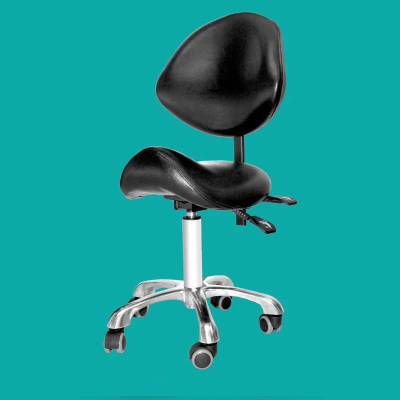

Beauty Salon Hairdressing Bar Backrest Stool Barber Shop Office Saddle Chair Furniture Dentists Rotatable Make up Tattoo Chairs