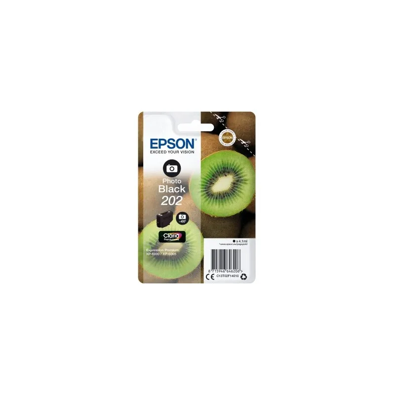 Epson 202 черный фото оригинальные чернила cartridge C13T02F14010|Чернильные картриджи| |