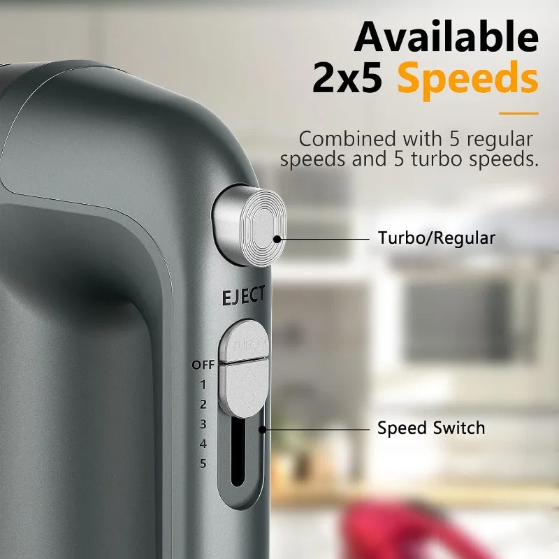 Ручной электрический миксер кухонные миксеры мощностью 450 Вт с чехлом для