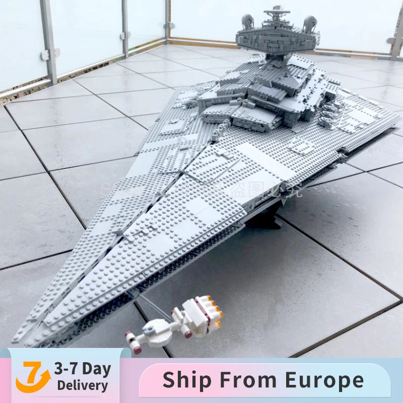 

Космический корабль серия 81098 имперская звезда эсминец офицер 5278 шт. строительные блоки кирпичные игрушки для детей Рождественский подароч...