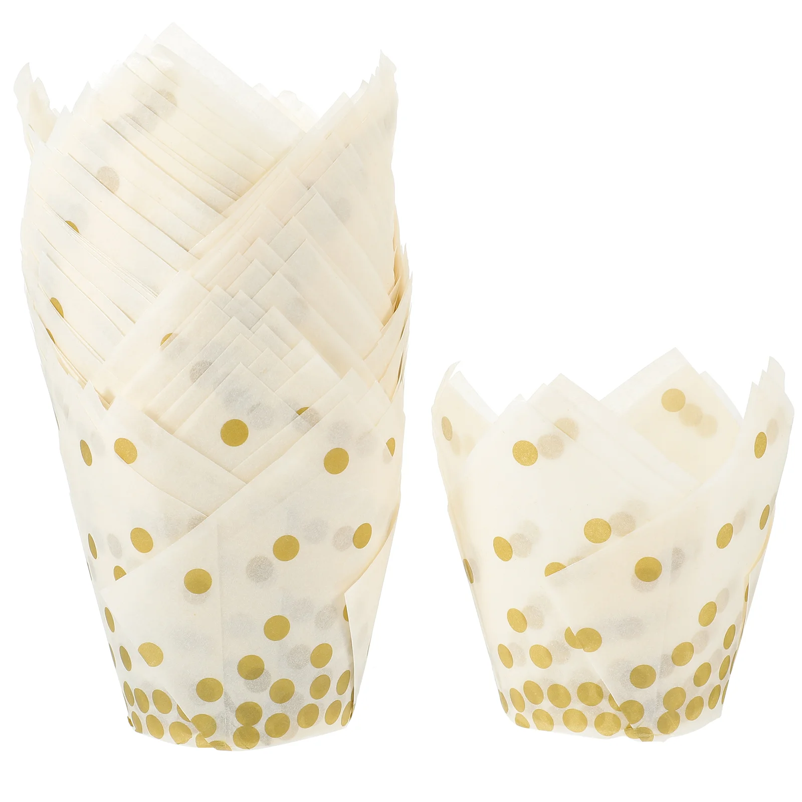 

50pcs Bakery Paper Liners Cupcake Baking Cups Exquisite Cupcake Wrappers Cupcake Muffin Liners