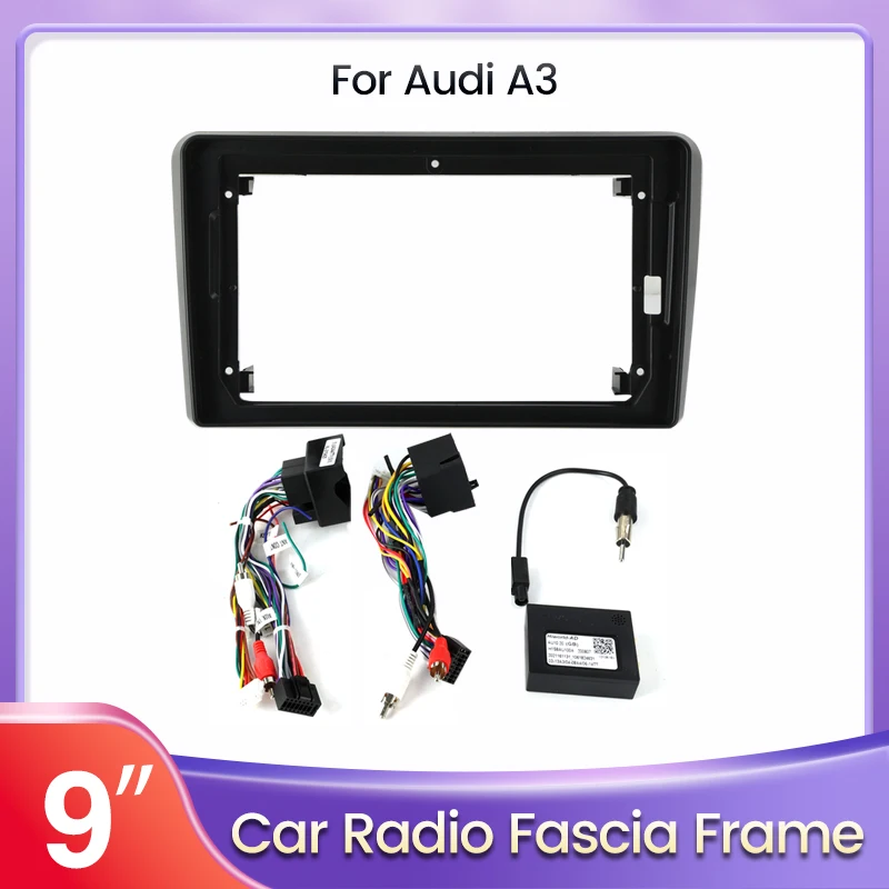 MLOVELIN For Audi A3 8P 2003-2012 S3 RS3 Sportback 2003-2011 Car Radio Video All-in-One Frame Canbus Box Decoder Dashboard Panel