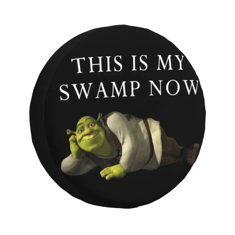 

Чехол на запасное колесо с рисунком монстра Шрек для Jeep Pajero SUV RV 4x4, защитные колеса автомобиля, аксессуары 14 дюймов, 15 дюймов, 16 дюймов, 17 дюймов