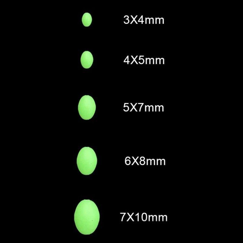 Мягкие бусины светящиеся приманки для морской рыбалки рыболовные яйца ночной