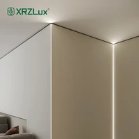 xrzlux 2pcs 1m led linear bar lights 10w recessed trimless aluminum profile for led strip lights indoor lighting room decor