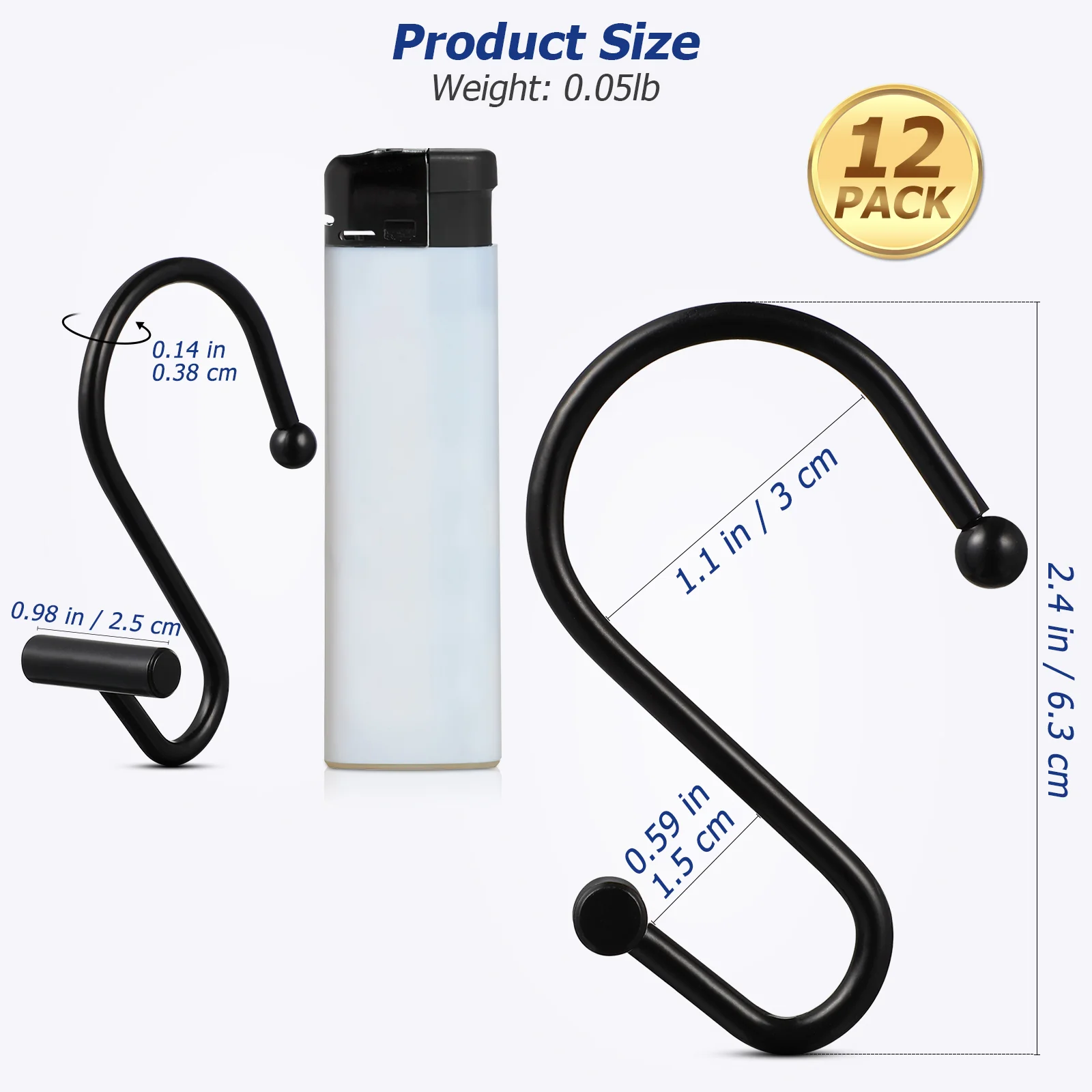 12 шт. Т-образный крючок для занавесок душа кольца скребок катящийся штор утюг