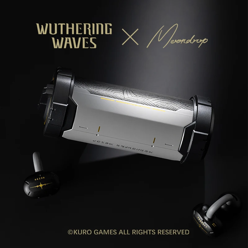Фото Wuthering Waves x MOONDROP U.C.T.S. Наушники-клипсы OWS Bluetooth 6.0 с передачей звука LHDC-V HiFi и шумоподавлением AI №3