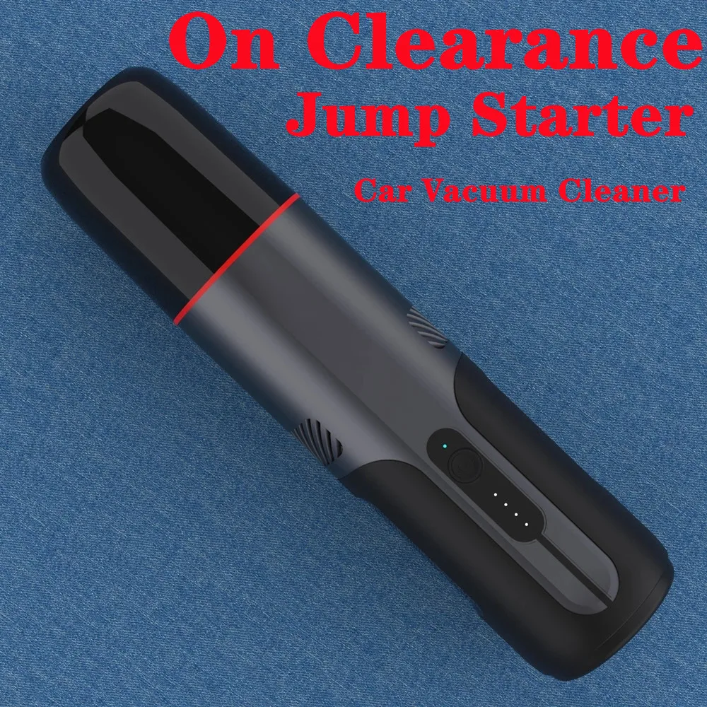 

GKFLY Jump Starter 1200A 15000mAh 5000Pa Super Safe Car Battery Jump Starter with Suction Handheld Car Vacuum Cleaner Starter