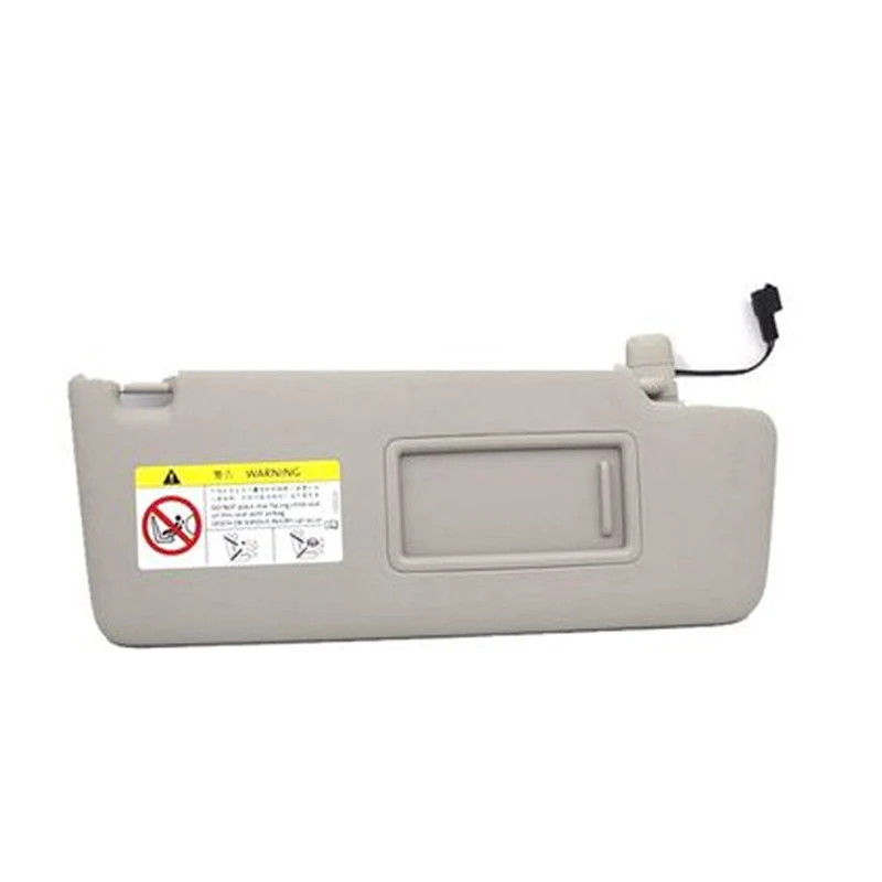 Автомобильный солнцезащитный козырек от солнца зеркало для макияжа серого цвета