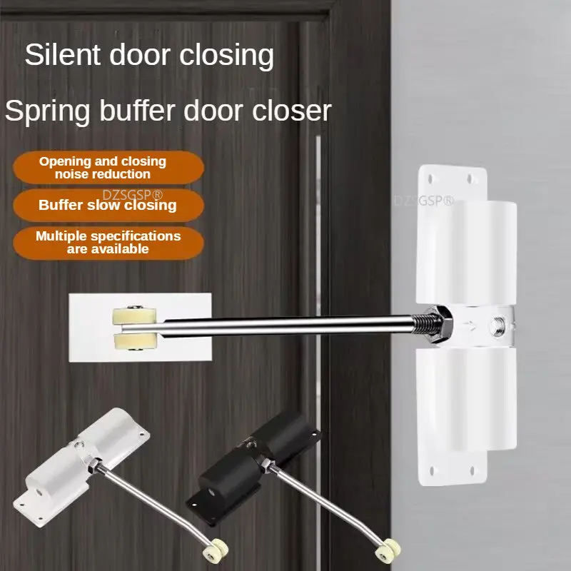 

Door Closer God Door Simple Sliding Door Anti-theft Door Wooden Door No Punching Automatic Door Closer Household Silent Buffer